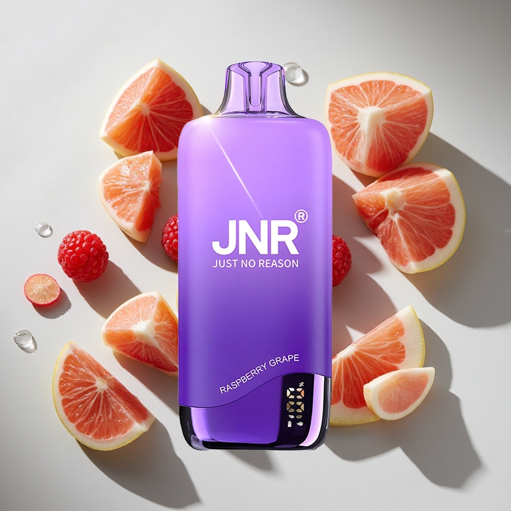 Framboos Druif JNR Rainbow 10500 Puffs Nederland vapes 18ml Tank USB-C