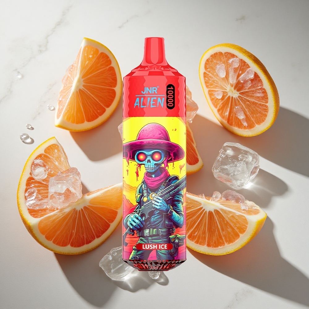 Frisse IJs JNR Alien 10000 Puffs Nederland vapes met 20ml e-vloeistof en RGB-verlichting