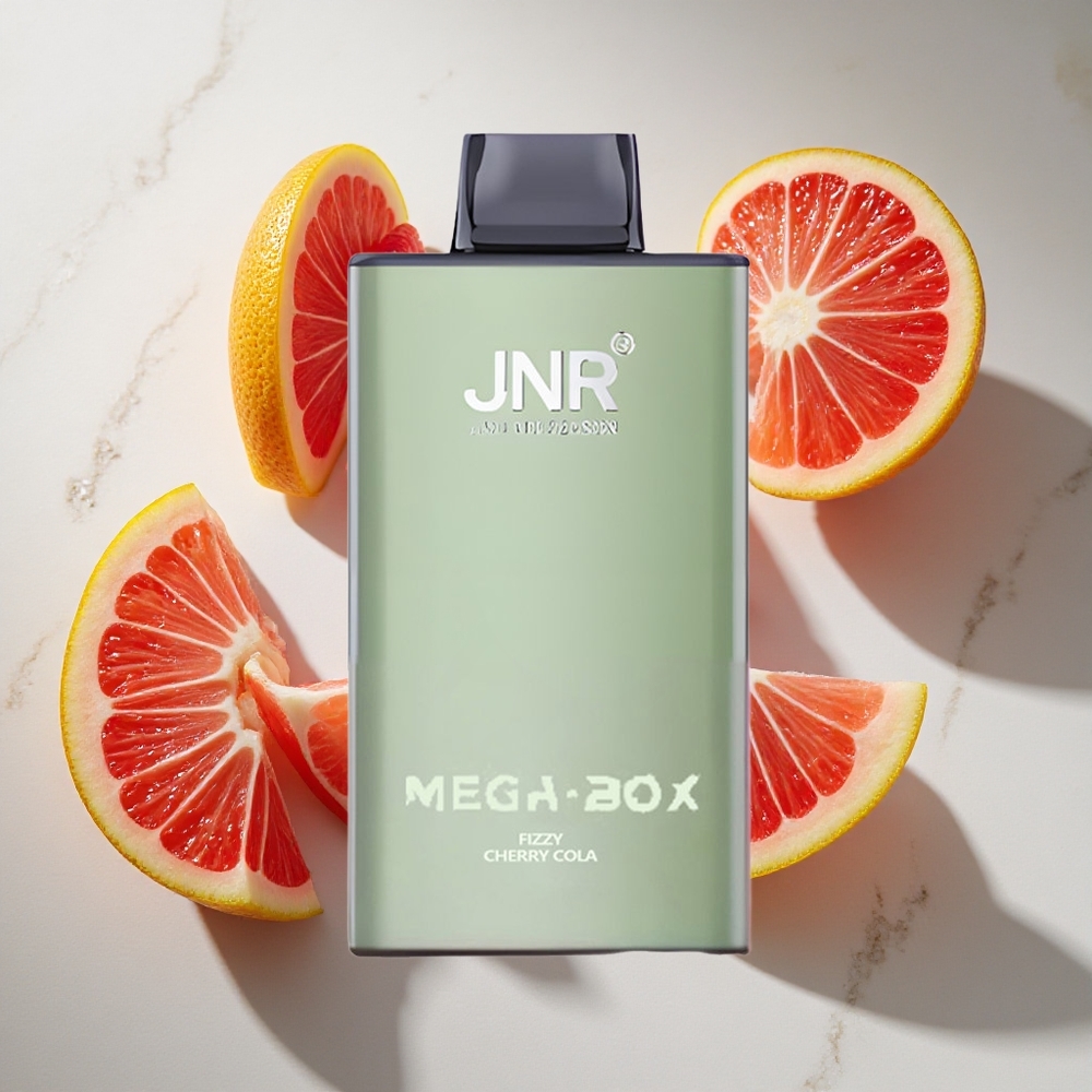 Frisse Kersencola JNR Mega Box 25000 Puffs Nederland vapes met 850mAh Batterij  Dual Mesh Coil
