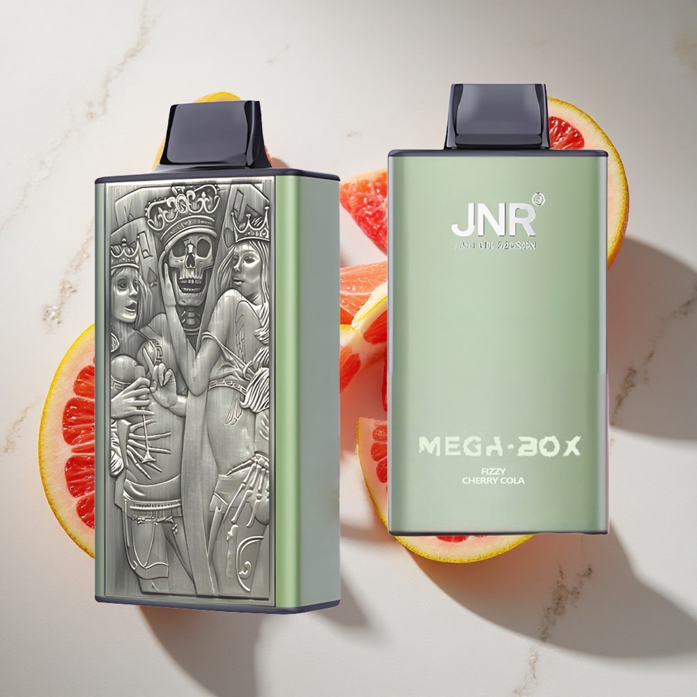 Frisse Kersencola JNR Mega Box 25000 Puffs Nederland vapes met 850mAh Batterij  Dual Mesh Coil