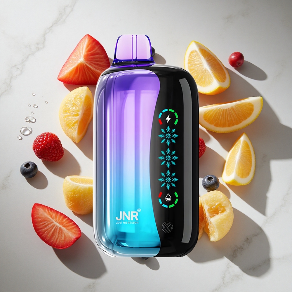 Gemengde Bessen JNR Flex Ice 21000 Puffs Nederland vapes met Aanpasbare Ice en Type-C Opladen