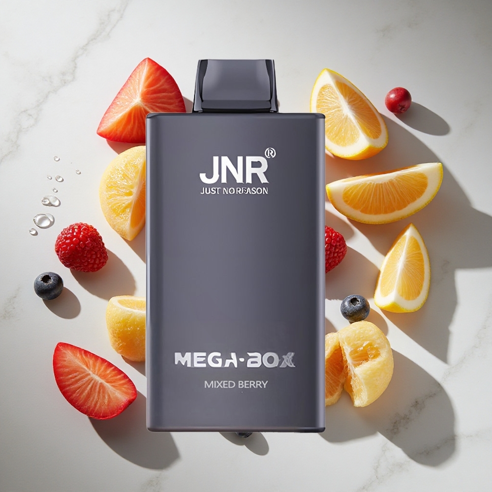 Gemengde Bessen JNR Mega Box 25000 Puffs Nederland vapes Met 30ml Vloeistof  850mAh Accu