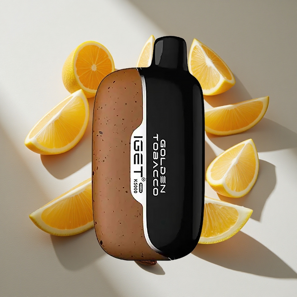 Gouden Tabak IGET Moon K5000 Puffs 5000 Puffs Nederland vapes PC Materiaal