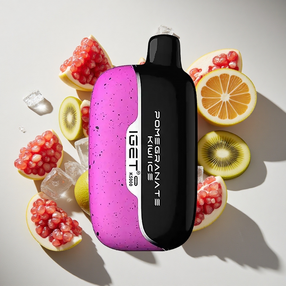 Granaatbes Kiwi IJs IGET Moon K5000 Puffs Nederland vapes - Tot 5000 Puffs PC Materiaal