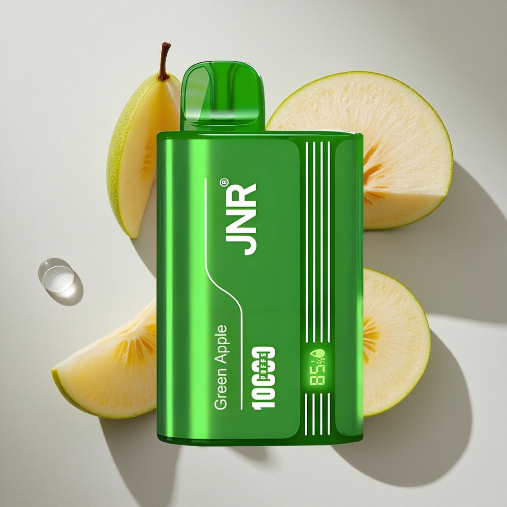Groene Appel Perzik Peer JNR Tank 10000 Puffs Nederland vapes Met 20ml Vloeistof  Type-C Opladen