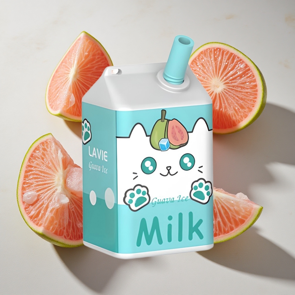 Guava IJs LAVIE Milk 7000 Puffs Nederland vapes - 16ML vloeistof Type C Oplaadbaar