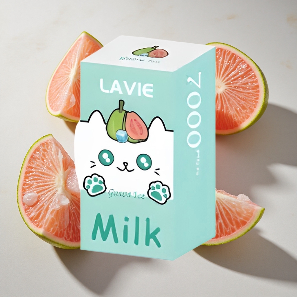 Guava IJs LAVIE Milk 7000 Puffs Nederland vapes - 16ML vloeistof Type C Oplaadbaar
