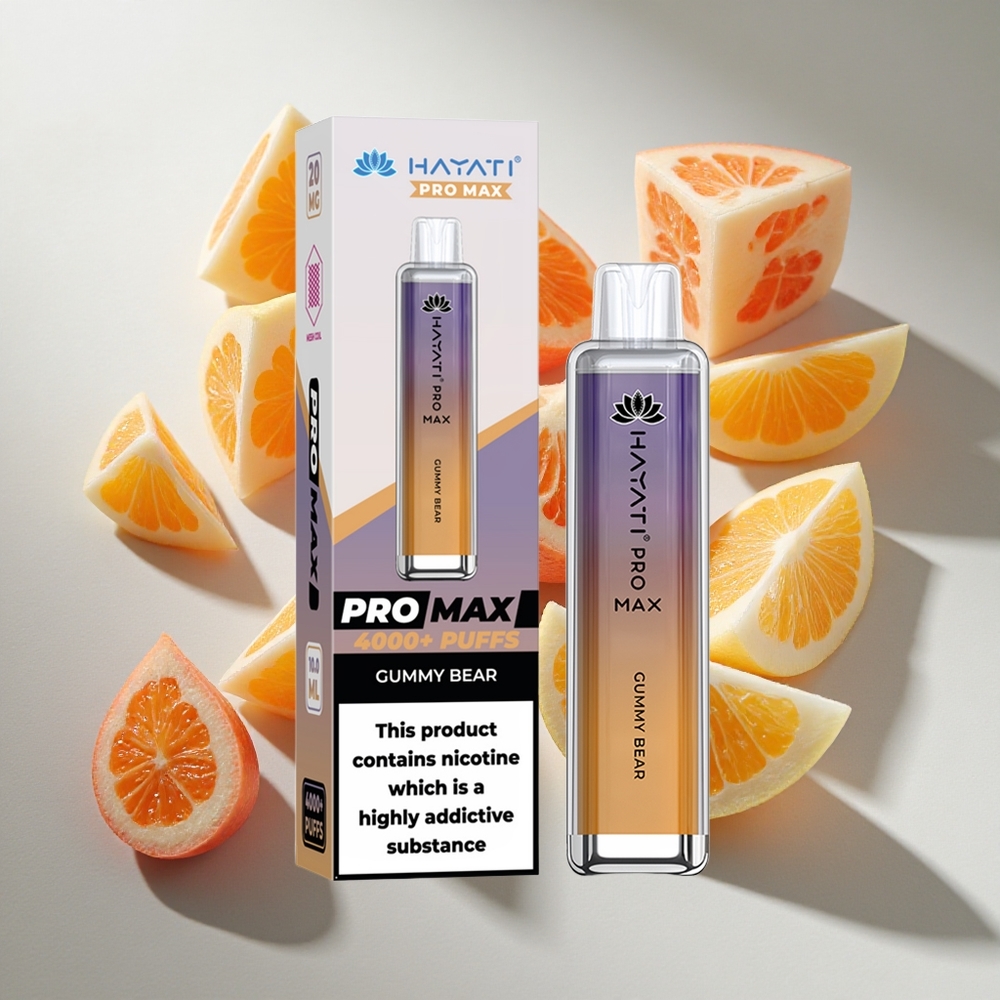 Gummy Beer Hayati Pro Max 4000 Puffs Nederland vapes 2 5 Nicotine Sterkte  1400mAh Batterij