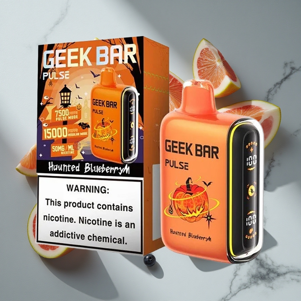 Halloween Smaak Geek Bar Pulse 15000 Puffs Nederland vapes Met 16ML Vloeistof  USB Type-C