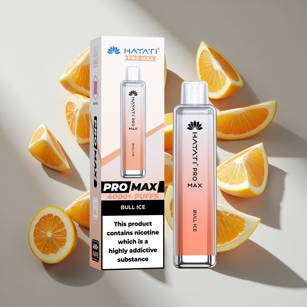 IJs Bull Smaken Hayati Pro Max 4000 Puffs Nederland vapes - Dual 11 Ohm Mesh Coil  Oplaadbare Accu