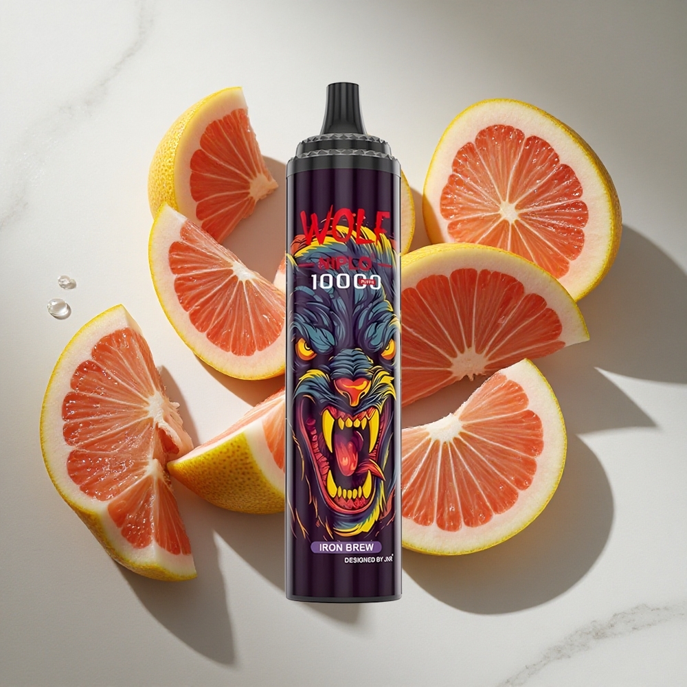 IJzeren Bier JNR Wolf Niplo 10000 Puffs Nederland vapes met 20ml e-vloeistof  Type-C opladen