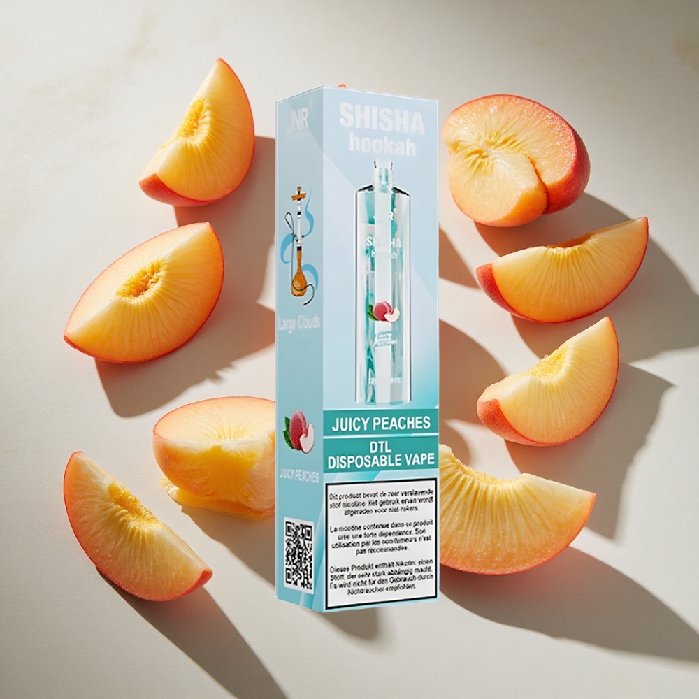 Juicy Peaches JNR Shisha Hookah 12000 Puffs Nederland vapes met 24ml vloeistof  750mAh batterij