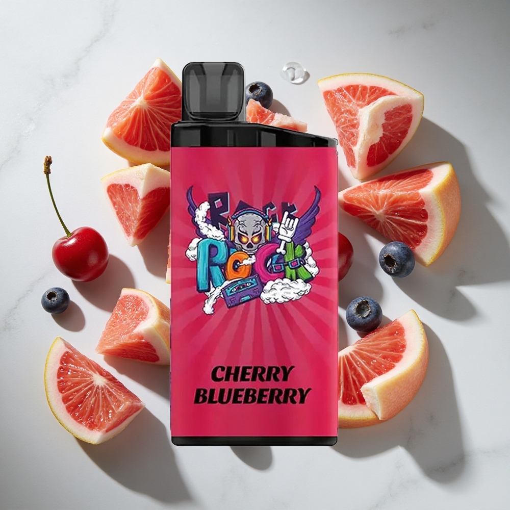 Kers Blauwe Bes IGET Bar 3500 Puffs Nederland vapes met 1400 mAh Batterij