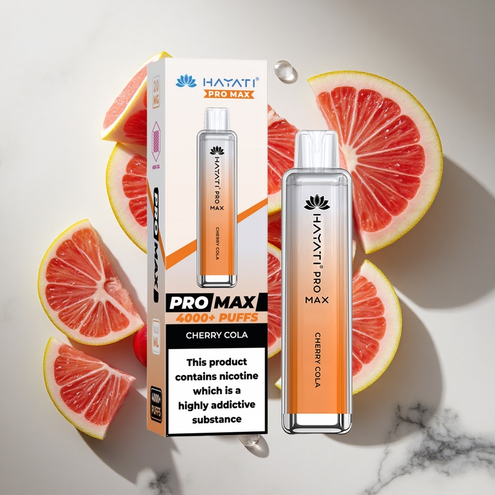Kers Cola Hayati Pro Max 4000 Puffs Nederland vapes - 2 5 Nicotine Sterkte 1400mAh Oplaadbare Batterij