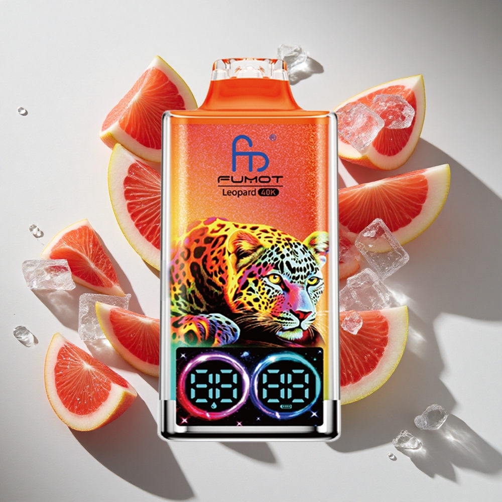 Kers IJs Fumot Leopard 40K Puffs Nederland vapes Dual Mesh  Type-C Opladen