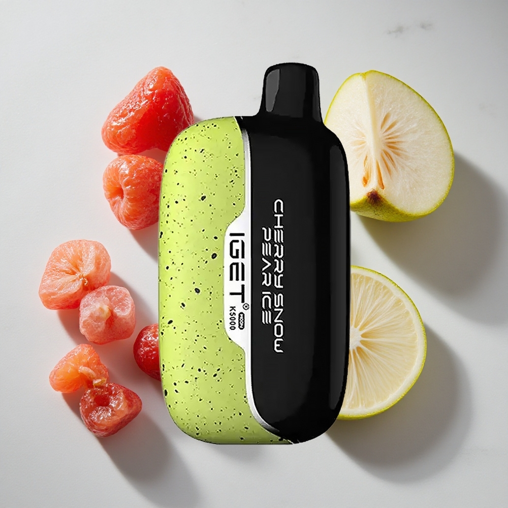 Kersen Sneeuwpeer Ijs IGET Moon K5000 Puffs (5000 Puffs) Nederland vapes - PC Materiaal 815 g