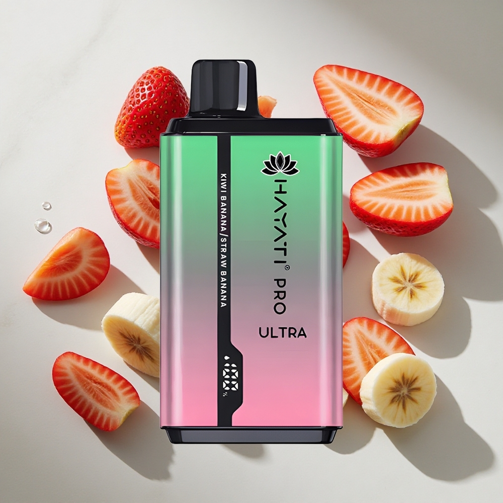 Kiwi Banaan Hayati Pro Ultra 15000 Puffs Nederland vapes 2 12ml e-vloeistof