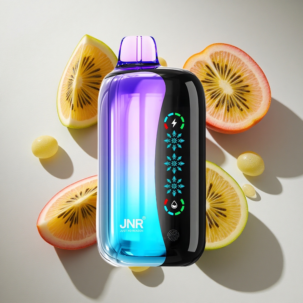 Kiwi Passievrucht Guave JNR Flex Ice 21000 Puffs Nederland vapes met 26ml e-vloeistof en Aanpasbare Luchtstroom