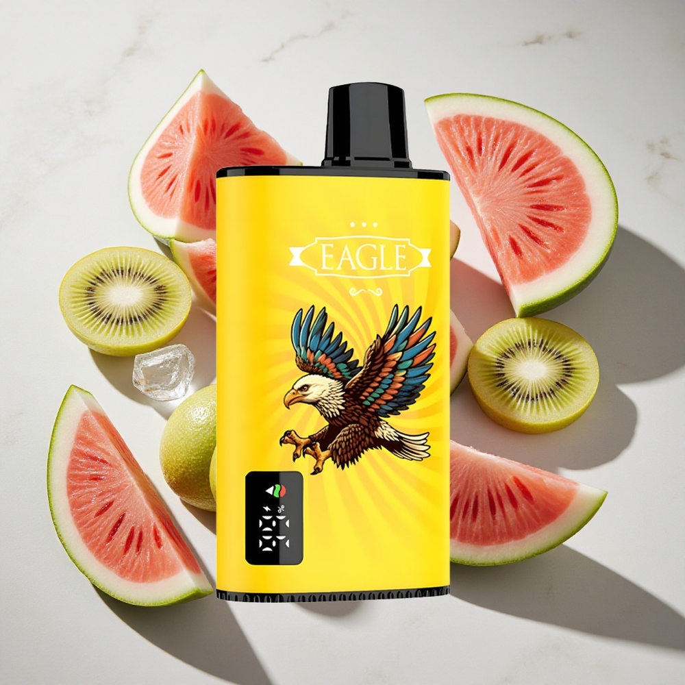 Kiwi Watermeloen IJs JNR EAGLE Smart 23000 Puffs Nederland vapes met Digitaal Scherm  25ml Vloeistofcapaciteit