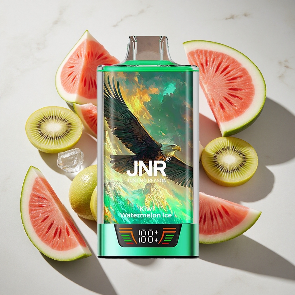 Kiwi Watermeloen IJs JNR Falcon Pro 28000 Puffs Nederland vapes met 30ml Voorgevuld en USB Type-C