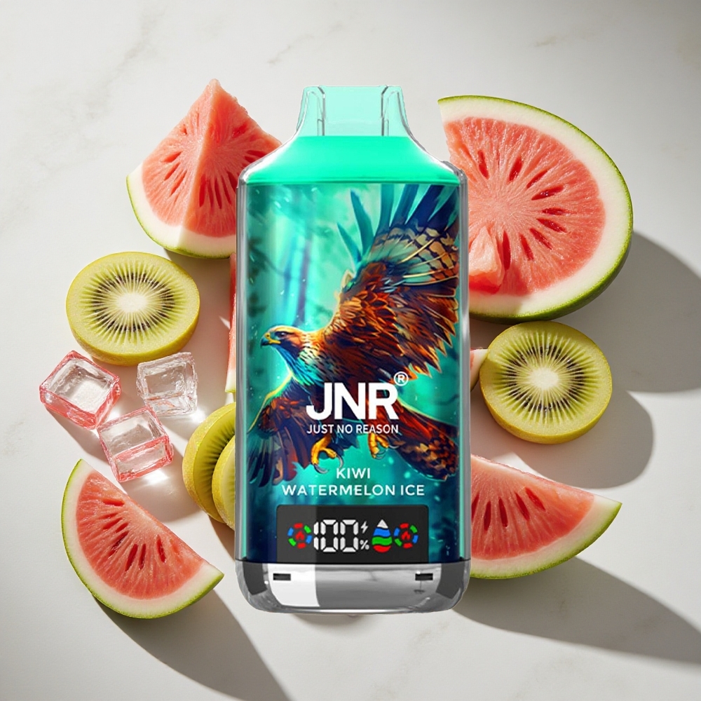 Kiwi Watermeloen IJs JNR Falcon X 18000 Puffs Nederland vapes Dual Mesh Coil  Dual Core