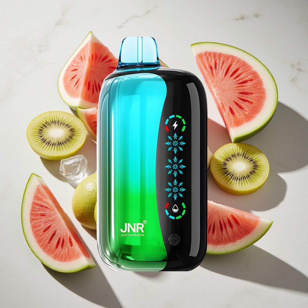 Kiwi Watermeloen IJs JNR Flex Ice 21000 Puffs Nederland vapes met Aanpasbare IJs  26ml Vloeistof