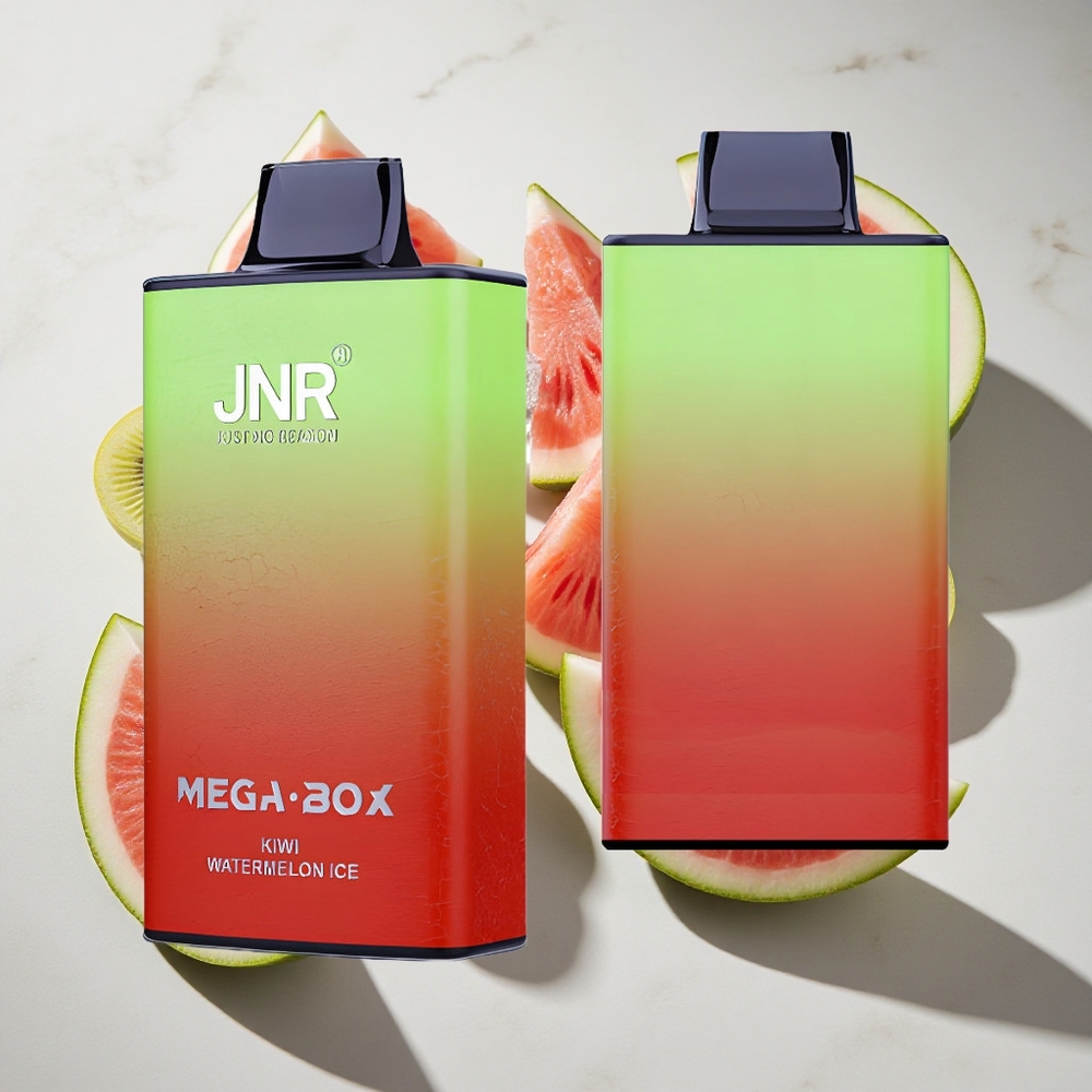 Kiwi Watermeloen IJs JNR Mega Box 25000 Puffs Nederland vapes 30ml e-vloeistof  850mAh-batterij