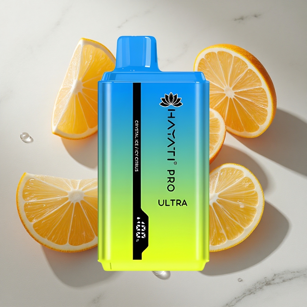 Kristal IJs Hayati Pro Ultra 15000 Puffen Nederland vapes 850mAh 2 12ml