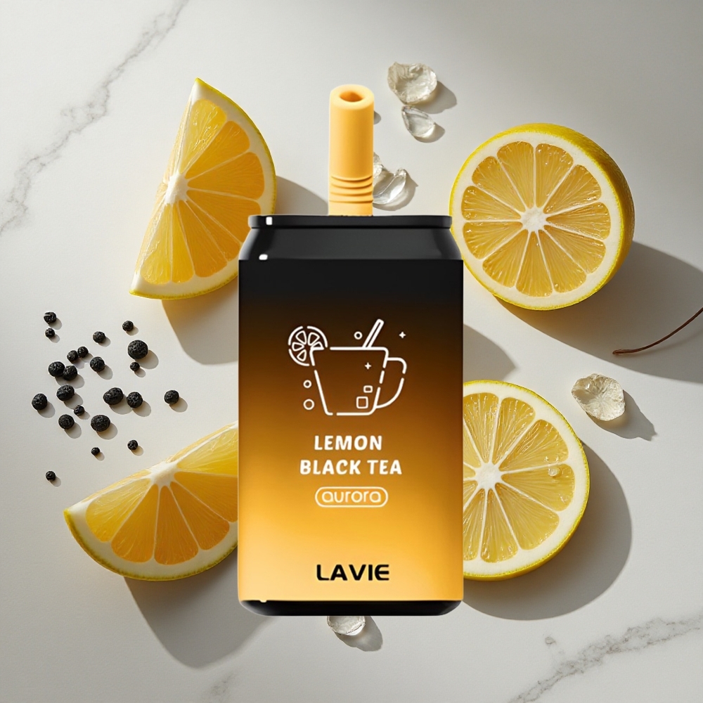 Limonade Zwarte Thee LAVIE Aurora 11000 Puffs Nederland vapes 22ml e-vloeistof 650mAh