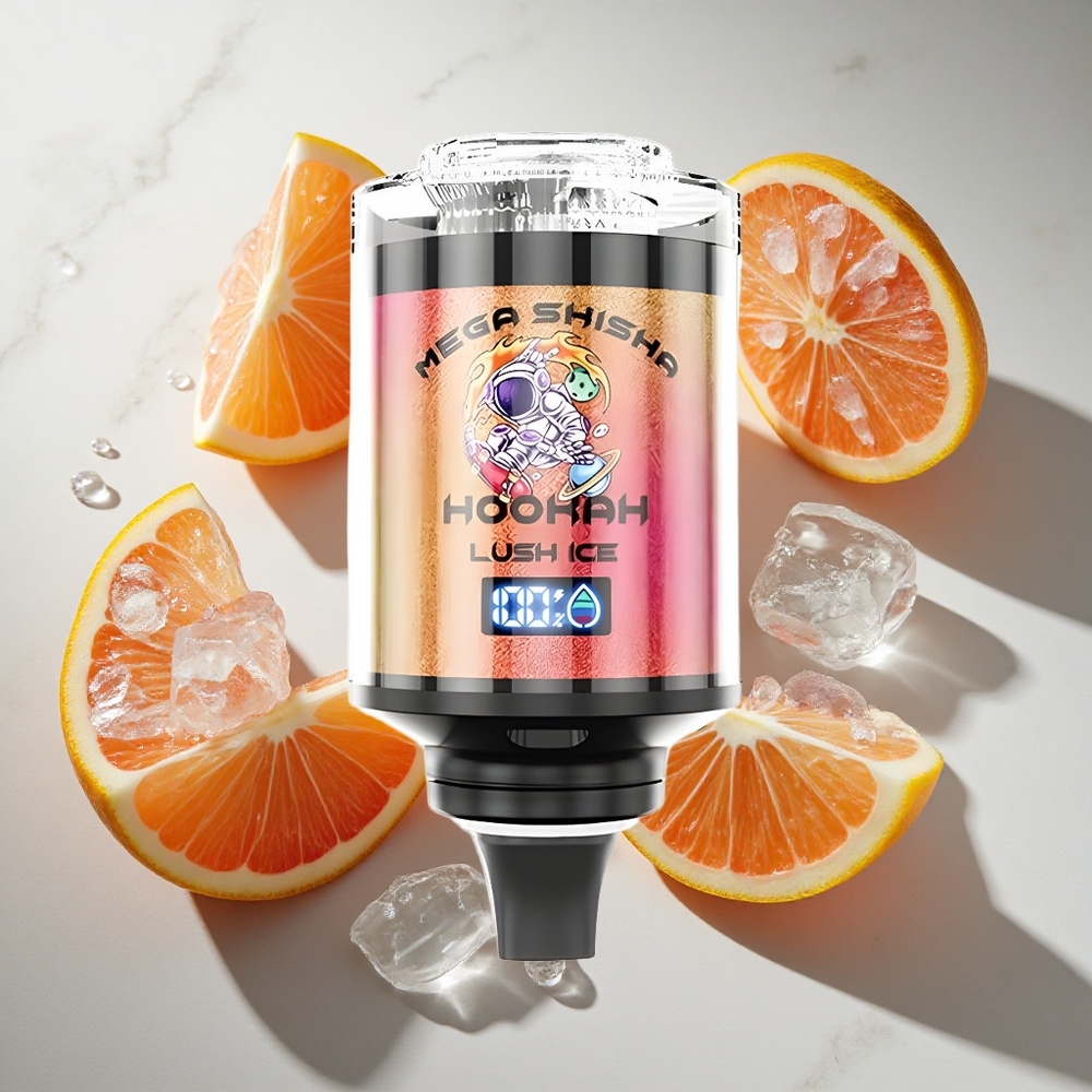 Lush IJs JNR Mega Shisha Hookah 100K Nederland vapes met 60ml e-vloeistof  2200mAh-batterij