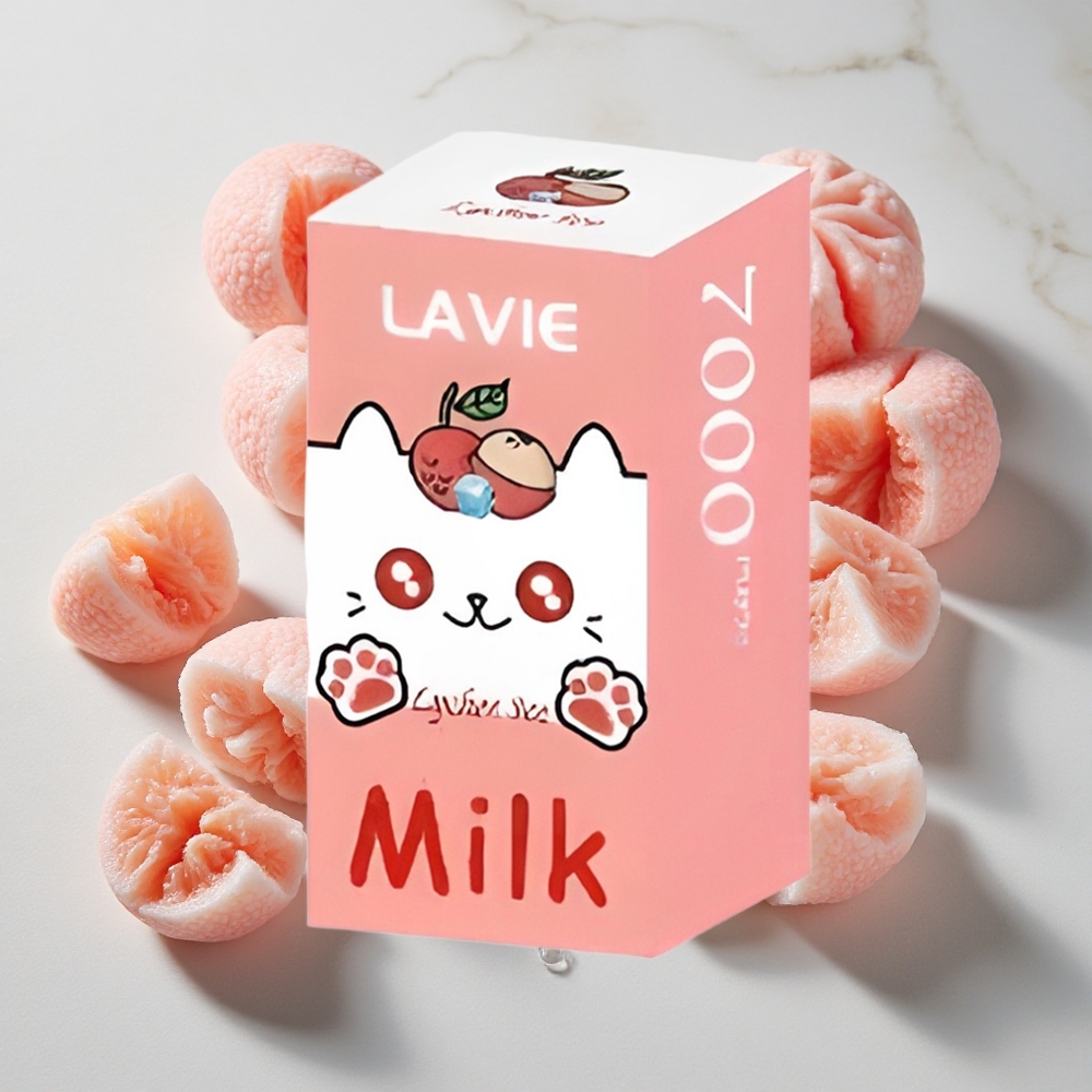 Lychee IJs LAVIE Milk 7000 Puffs Nederland vapes Type C Oplaadbaar 16ML