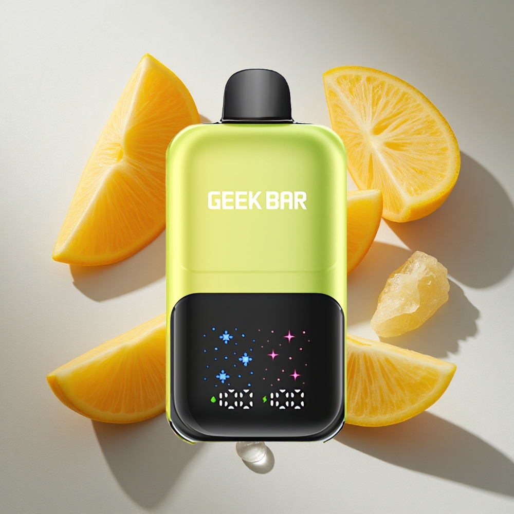 Mango IJs GEEK BAR 2GO Two Series 50000 Puffs Nederland vapes met Interactive Large Screen  20mL Dual Tanks