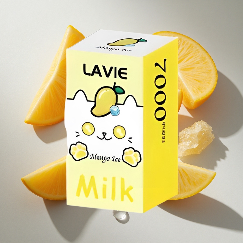 Mango IJs LAVIE Milk 7000 Puffs (16ML) Nederland vapes Type C Oplaadbaar