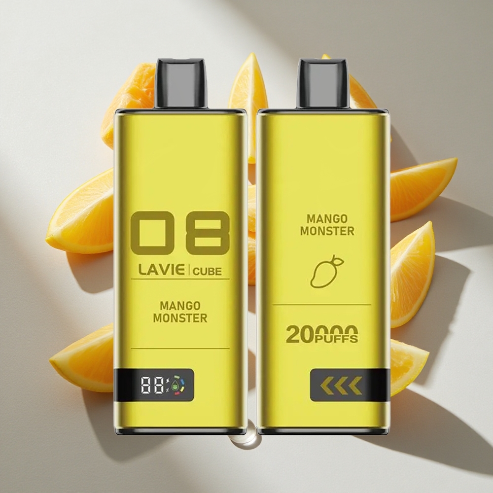 Mango Monster Lavie Cube Wegwerp Vape 20000 Puffs Nederland vapes Met 28ML Vloeistof