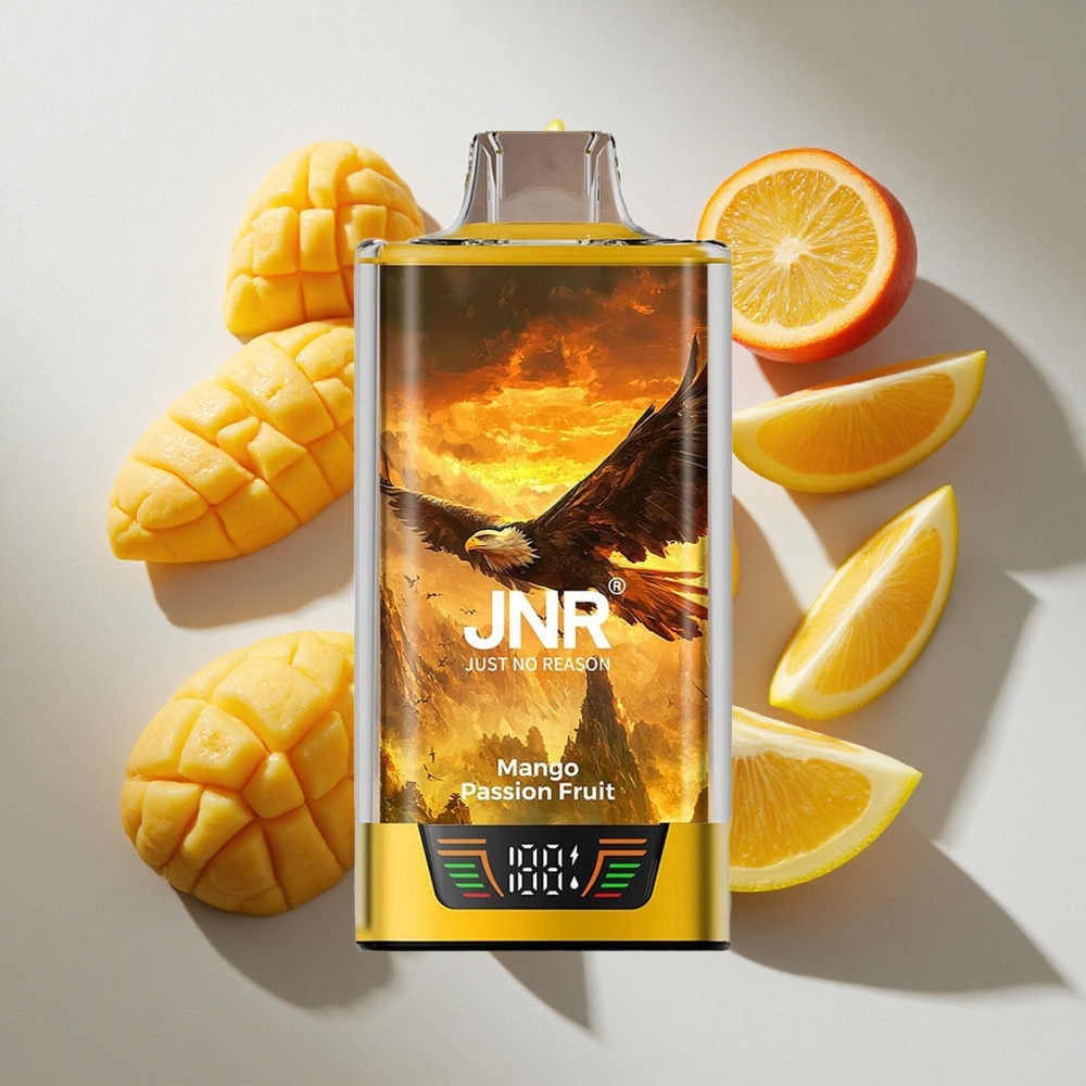 Mango Passievrucht JNR Falcon Pro 28000 Puffs Nederland vapes 30ml Voorgevuld