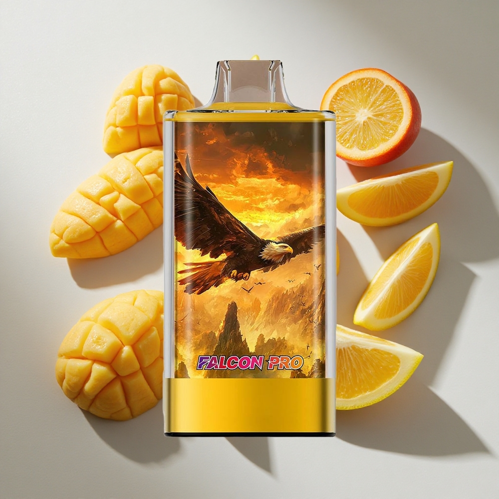 Mango Passievrucht JNR Falcon Pro 28000 Puffs Nederland vapes 30ml Voorgevuld