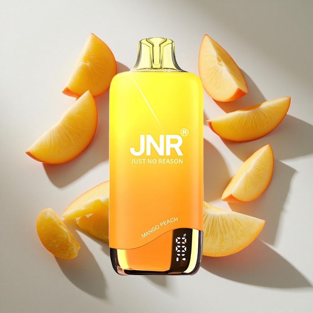 Mango Perzik JNR Rainbow 10500 Puffs Nederland vapes met 18ml Tank en USB-C