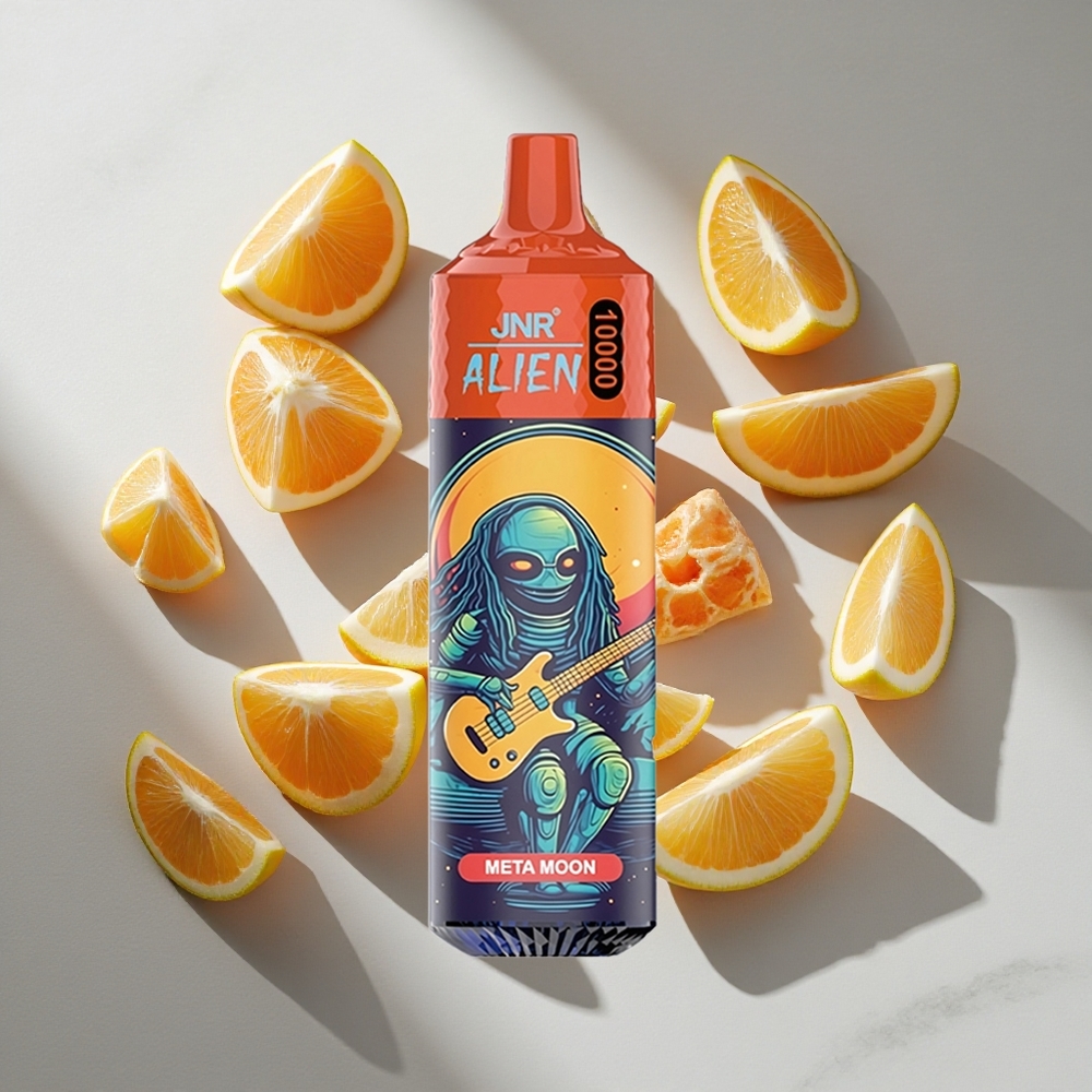 Meta Maan JNR Alien 10000 Puffs Nederland vapes met 20ml e-vloeistof en RGB LED verlichting