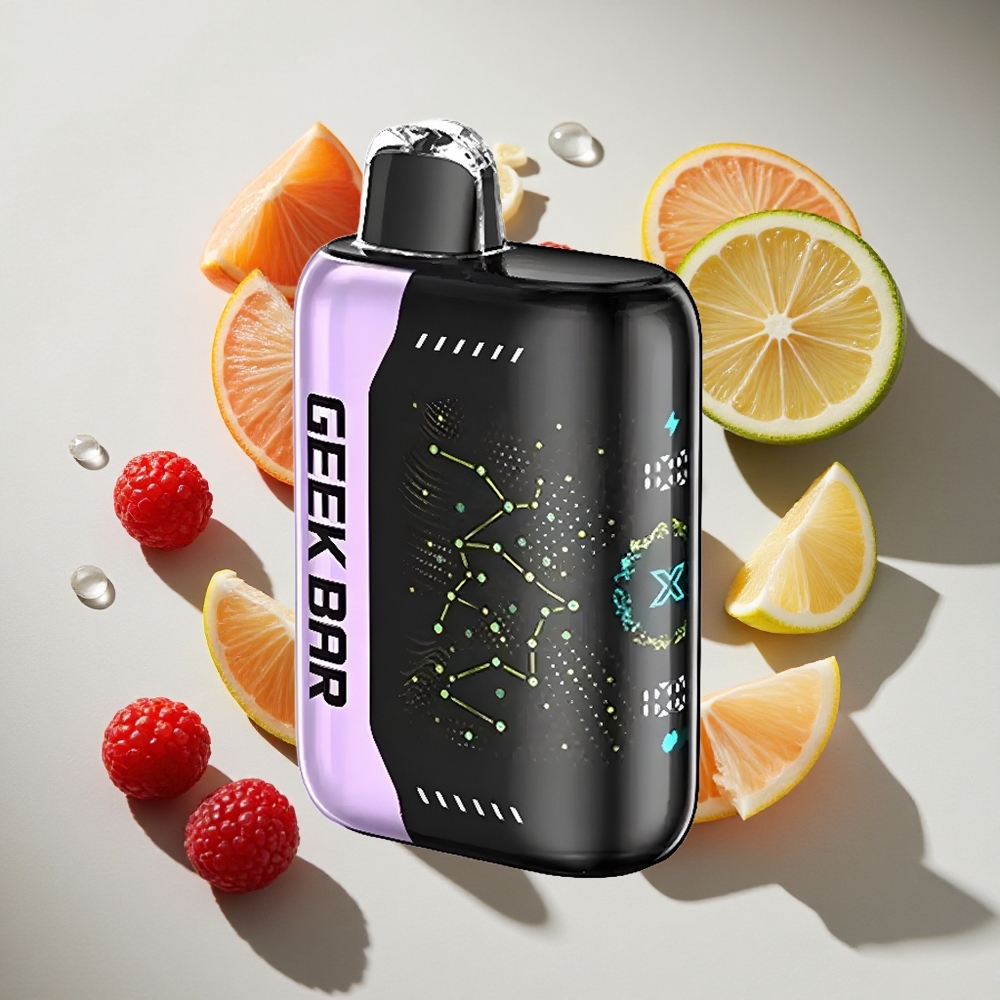 Mint-Aardbei Geek Bar Pulse X 25000 Puffs Nederland vapes met 18mL Vloeistof en USB Type-C