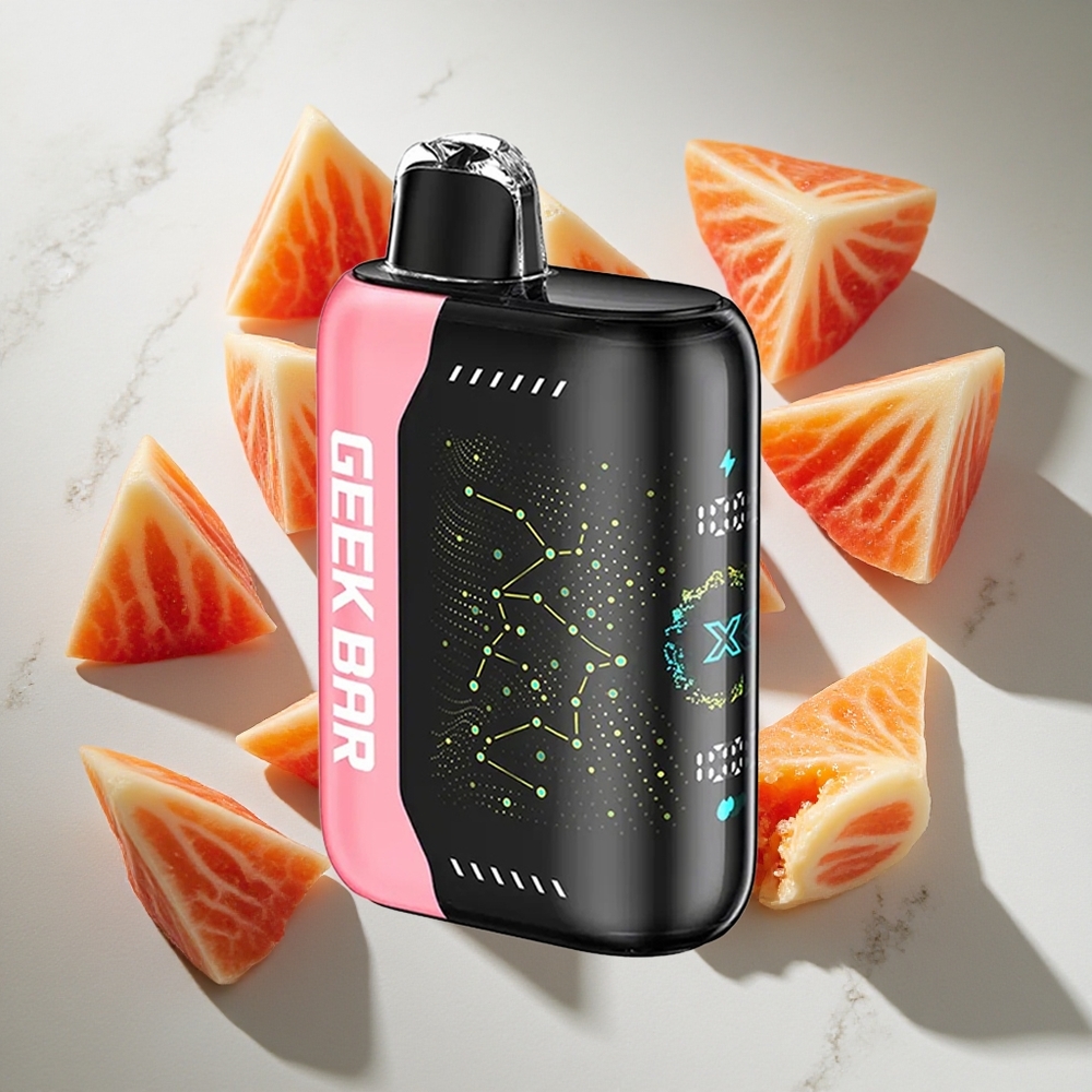 Mint-Aardbei Geek Bar Pulse X 25000 Puffs Nederland vapes met 18mL Vloeistof en USB Type-C