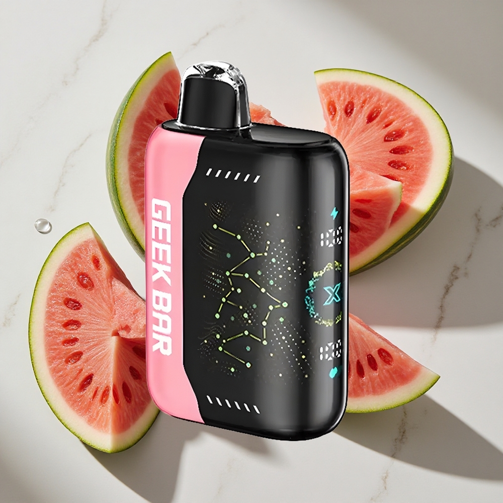 Mint-Aardbei Geek Bar Pulse X 25000 Puffs Nederland vapes met 18mL Vloeistof en USB Type-C
