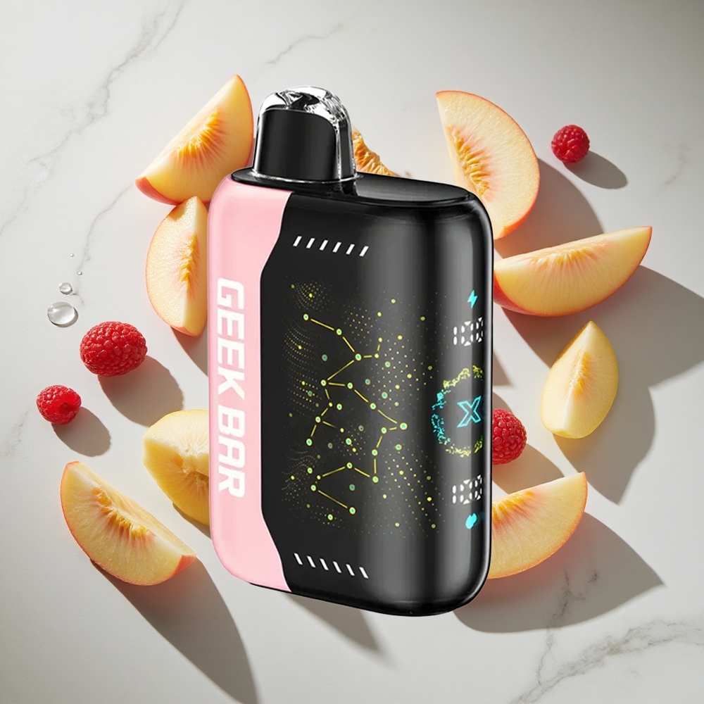 Mint-Aardbei Geek Bar Pulse X 25000 Puffs Nederland vapes met 18mL Vloeistof en USB Type-C