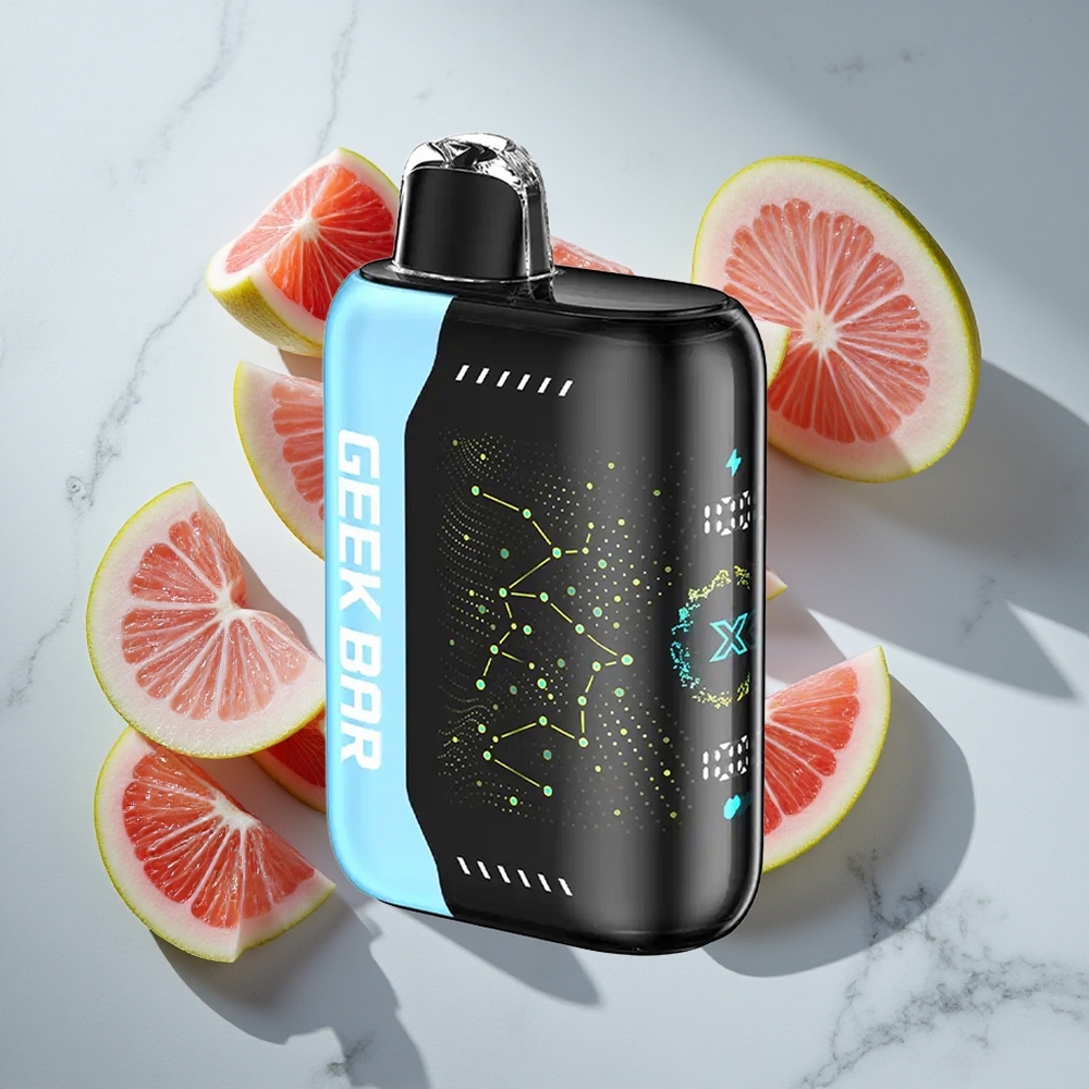 Mint-Aardbei Geek Bar Pulse X 25000 Puffs Nederland vapes met 18mL Vloeistof en USB Type-C