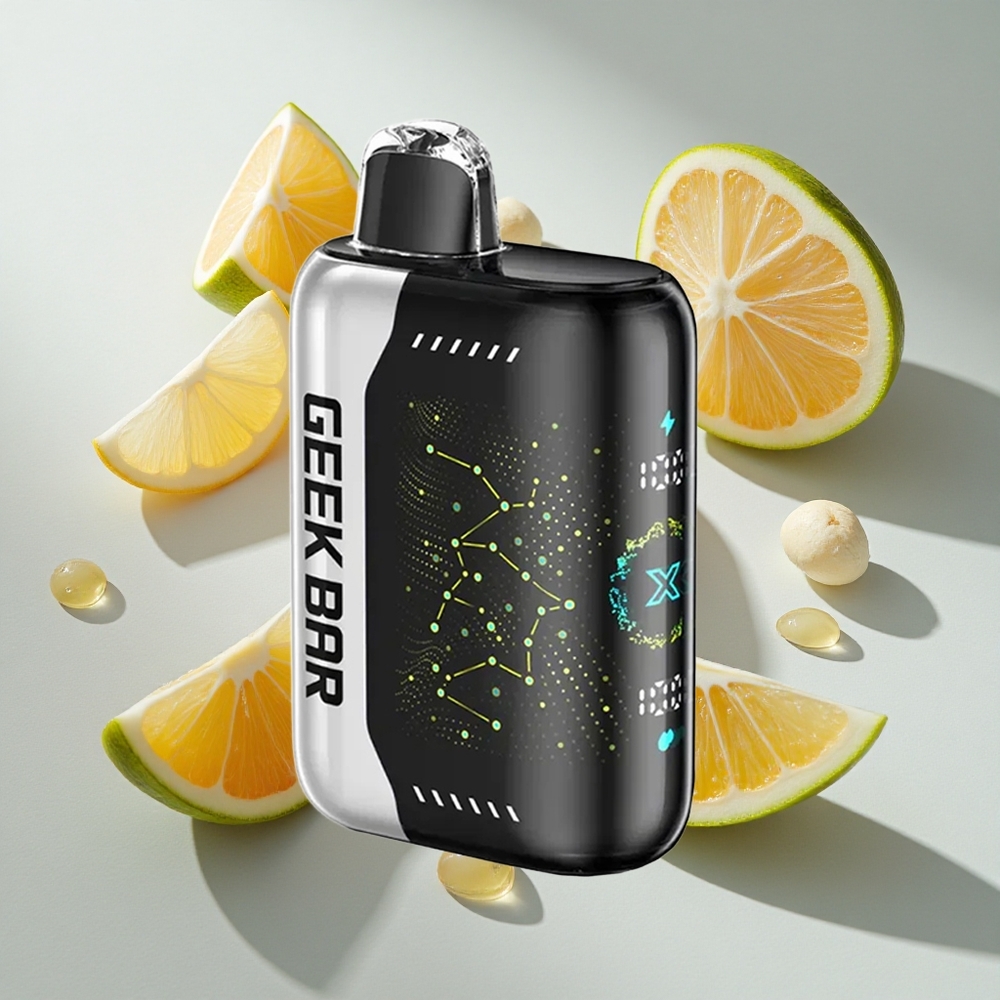 Mint-Aardbei Geek Bar Pulse X 25000 Puffs Nederland vapes met 18mL Vloeistof en USB Type-C