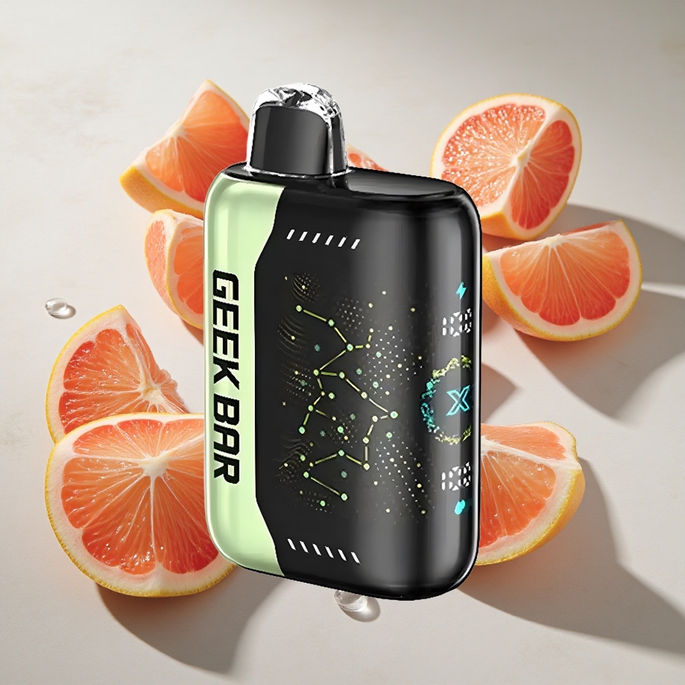 Mint-Aardbei Geek Bar Pulse X 25000 Puffs Nederland vapes met 18mL Vloeistof en USB Type-C