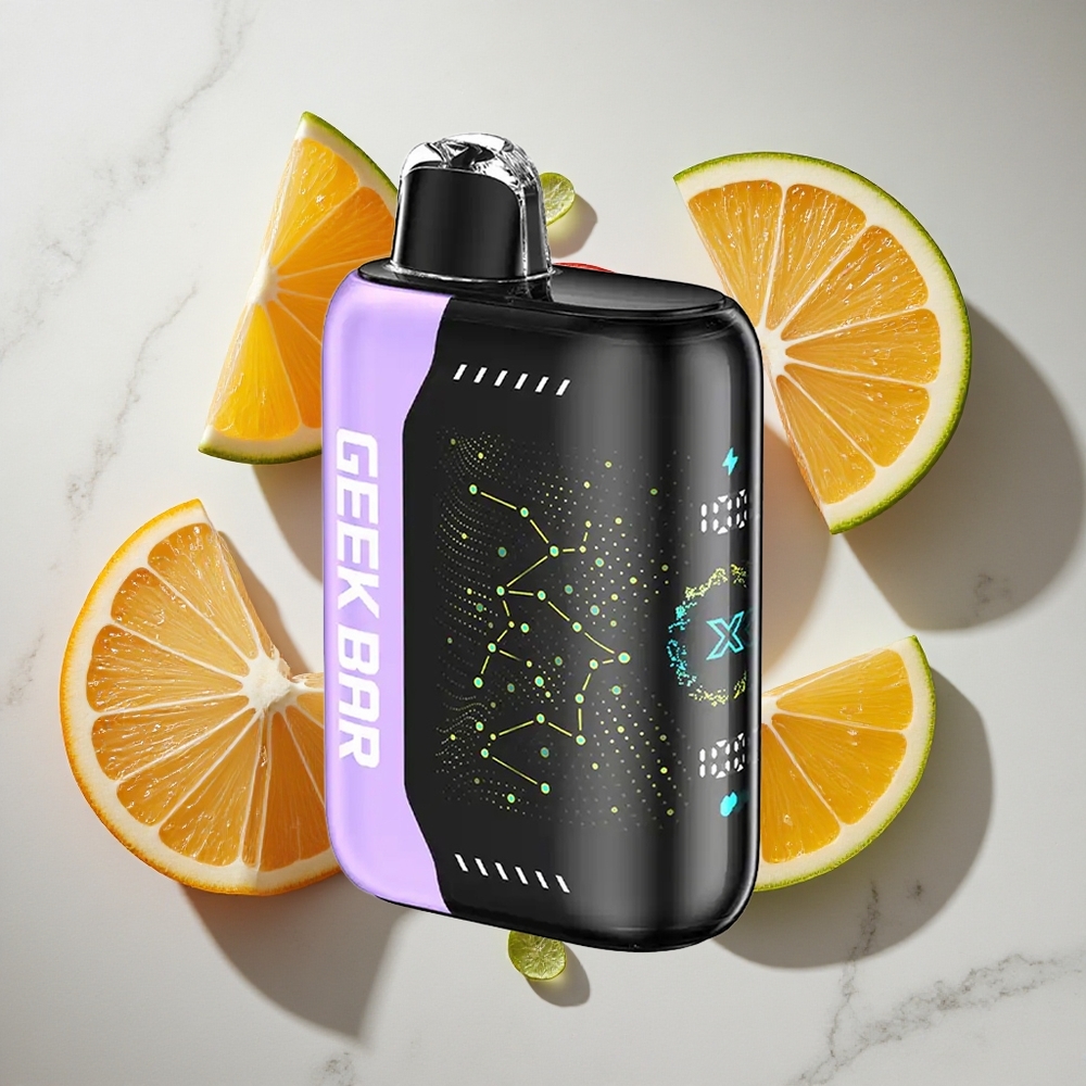 Mint-Aardbei Geek Bar Pulse X 25000 Puffs Nederland vapes met 18mL Vloeistof en USB Type-C