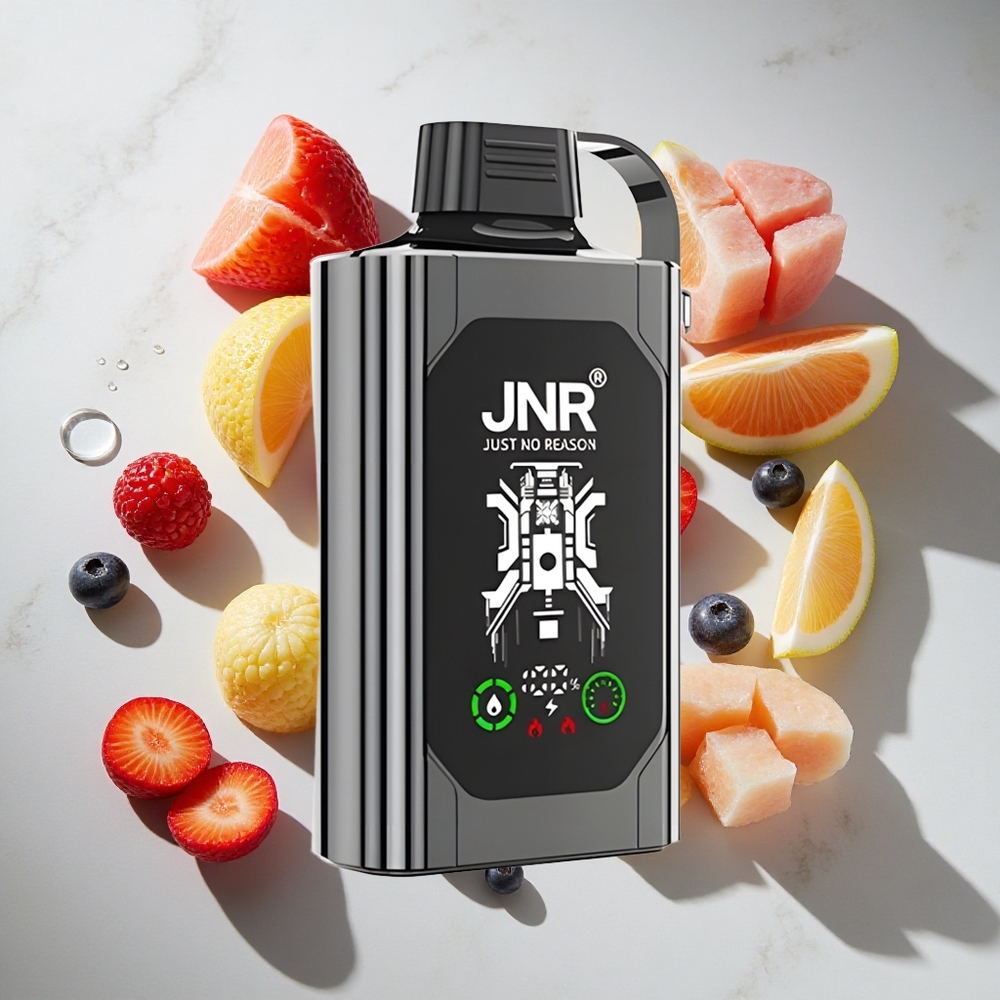Mixed Berry Ice JNR Shisha Hookah Box 20500 Puffs Nederland vapes - HD Display 25ml Vloeistof Type-C Opladen