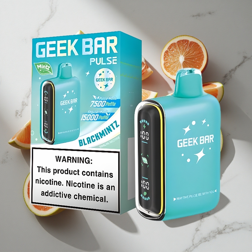Munt Combinatie Geek Bar Pulse 15000 Puffs Nederland vapes 16ML 5 Nicotine