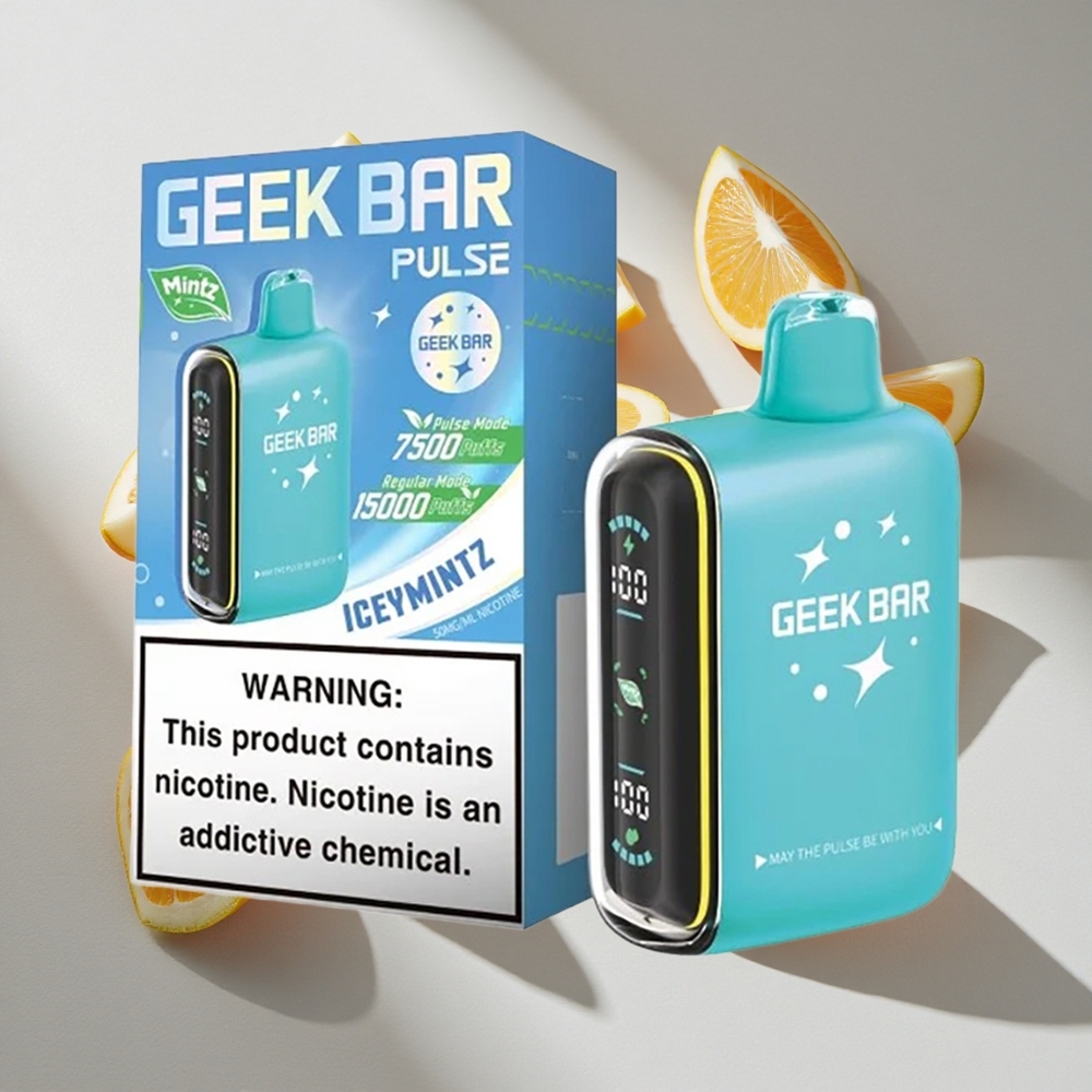 Munt Combinatie Geek Bar Pulse 15000 Puffs Nederland vapes 16ML 5 Nicotine