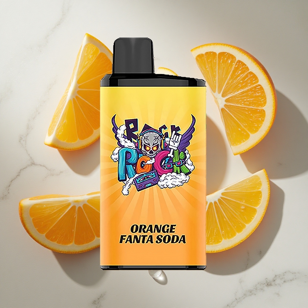 Oranje Fanta Frisdrank IGET Bar Pro 10000 Puffs Nederland vapes - 2000 mAh Batterij 12 Ohm Mesh Coil